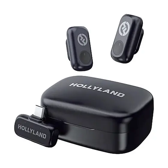 Microfone Hollyland Lark A1 Duo Usb-c Preto