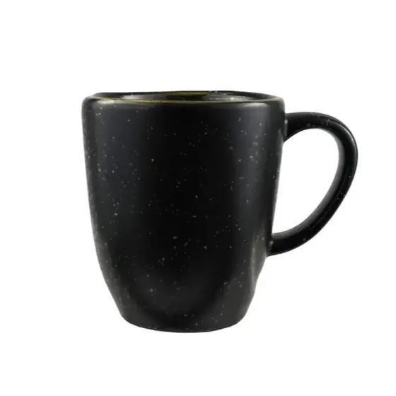 Caneca De Porcelana Grande 380mL Ryo Volcano Preto Oxford