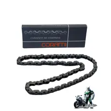 Corrente de Comando Cg Titan 150 2004 2005 2006 2007 2008 Fan 150 Esi 2010 2011 2012 2013 Bros 150