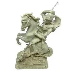 Escultura em Resina São Jorge 20cm
