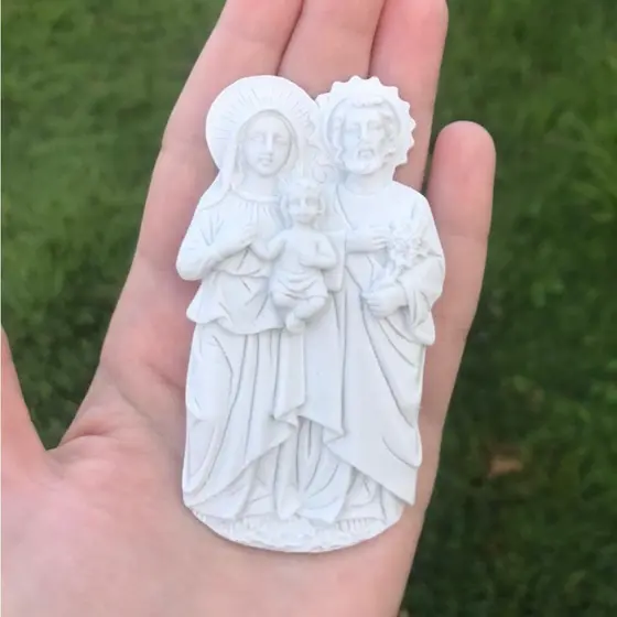 10 sagradas Família Aplique em Resina Lembrancinha Casamento Kit com 10 Unidades