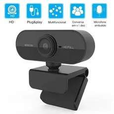 Câmera 1080P HD computador HD câmera USB microfone embutido webcam USB webcam, adequada para uso no trabalho, com microf