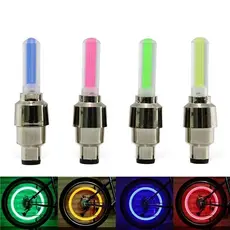 KIT 2 lampada led para Roda Valvulas Tampa do Bico Pneu Bicicleta Moto Carro Caminhão-Smile