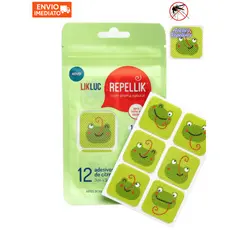 Repelente Adesivo 12 Unidades Xo Mosquito Infantil Bebe Recem Nascido Likluc