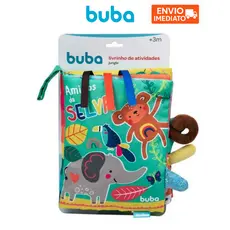 Buba Livro De Atividades Sensorial Floresta Jungle Livrinho Brinquedo infantil Bebe Oceano Animal