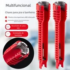 8 em 1 Chave Multifuncional Modus - Apta para Cano, Pia e Filtro de Torneira