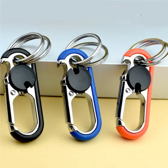 Chaveiro de Carro Homem – Camada Dupla Anti-Perda, Design Premium Fashion!