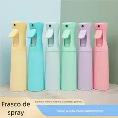 【Multiuso】Borrifador Jato Contínuo Névoa 200ml – Profissional para Cabelos, Plantas e Limpeza!