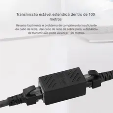 Cabo de Rede Adaptador 1x2 - Distribuidor RJ45 Metal, 2 Vías