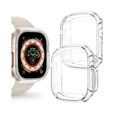 CAPA PARA IWATCH 360º 38mm / 40mm / 41mm / 42mm / 44mm / 45mm / 46MM / 49mm Capinha Transparente TPU FECHADA