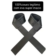 STRAP DE COURO LEGITIMO ACADEMIA MUSCULAÇÃO