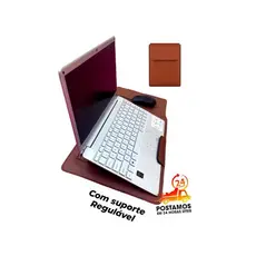 Capa para Notebook Bolsa Multiuso Multifuncional 3 em 1 Capa/ Suporte/ MousePad Cor Caramelo
