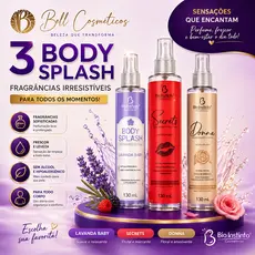 Kit 3 Body Splash Lavanda Baby + Secrets + Donna 130Ml - Bio Instinto