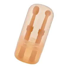 Conjunto Escova Dentes Para Animais Estimação Estone 2x Silicone Gatos Cães Oral Dental-Saúde 360 Cabeça Cil