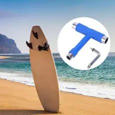 TENB T Forma Skates Chave Skate Ferramenta Longa Fenda Duradoura