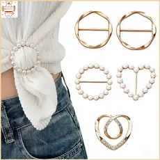 5 Peças Fixadores Cincher Cintura Roupas Apertadores Para Vestido Cachecol Camisa