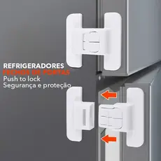 1/2pcs Proteção De Segurança Infantil Fechadura De Porta De Geladeira Fechaduras Armário De Móveis