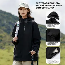 Jaqueta impermeável à prova de vento ao ar livre primavera outono, unissex, leve, adequada para caminhadas e escalada