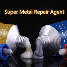 100g Cola Epóxi A+B para Reparo de Metal , Alta Resistência para Ferro, Aço, Radiador e Vazamentos