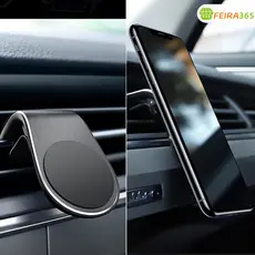 Suporte Magnético Veicular 360° para Celular com Base Antiderrapante