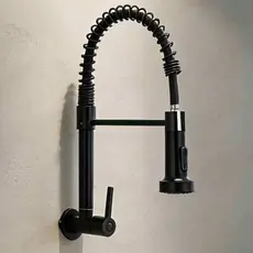 Torneira Parede Inox Monocomando Cozinha Instalação Simples 1 E 2 Furos