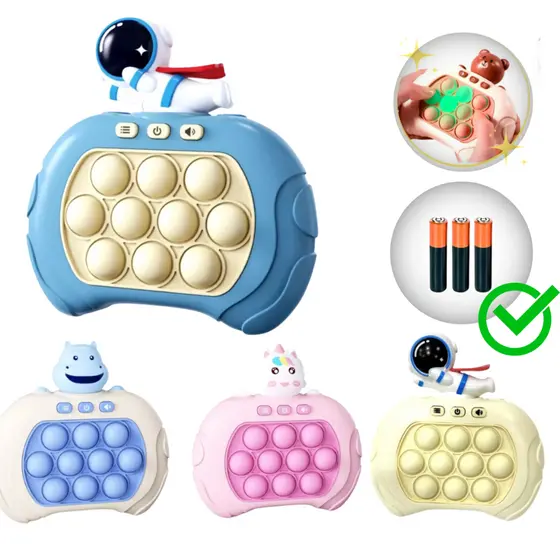 Pop It Eletrônico Fast Push Brinquedo Anti Stress Mini Game Educativo Sensorial