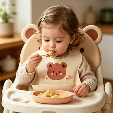 Babador De Silicone Com Pega Migalhas Gumy babador impermeável bebe gumi buba babador buba