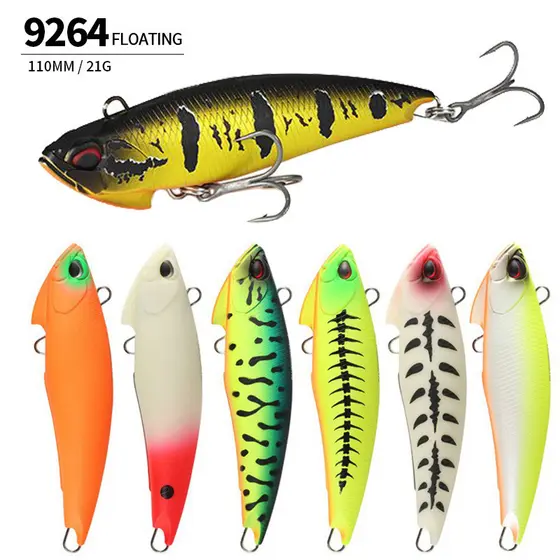 Novo produto Isca Artificial de pesca 110MM/21G lápis flutuante isca biônica isca falsa Pesca de Mar9264