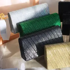 Bolsa Tiracolo / Carteira Feminina Com Glitter Para Festa / Banquete / Casamento 189-26