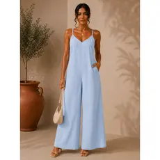 Macacão Pantalona Feminino Confortavél Tecido Premium Alça Envio em 24 horas Promoção Plus Verão
