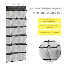 Sapateira Resistente Pendurável Ideal Para Quarto e Entrada