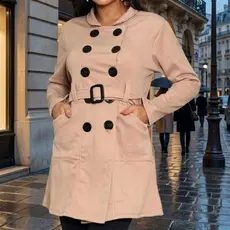 Casaco Sobretudo Feminino Moletom Flanelado Com Botões Para O Inverno Envio Imediato
