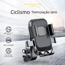 Suporte Celular Universal Moto – Bicicleta Elétrica, Anti-Vibração