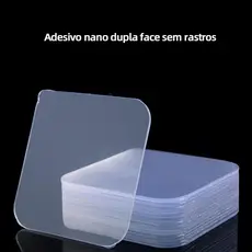 120 Pcs Fita Adesiva Dupla Face Forte e Removível para Montagem em Paredes de Madeira