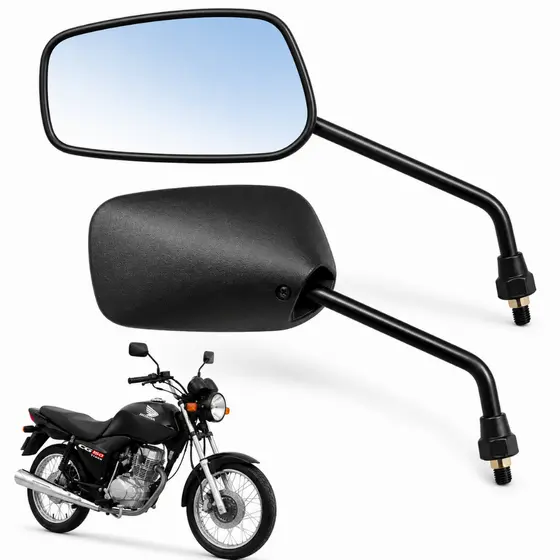 Par Espelho Retrovisor Cg Fan Titan Ks 125 150 Mini