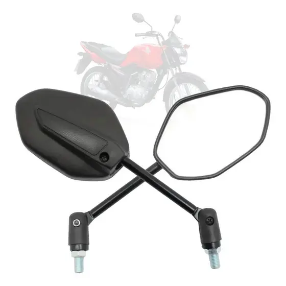 Par Espelho Retrovisor Mini Honda Cg Titan Fan 125 150 160 Articulado