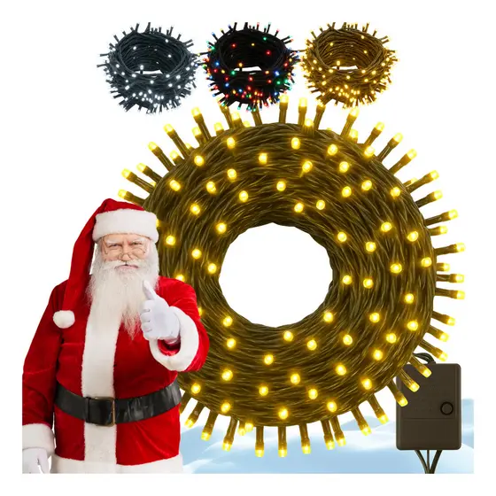 Pisca Pisca Luz De Natal Led 10m 220v 8 Funções Enfeite