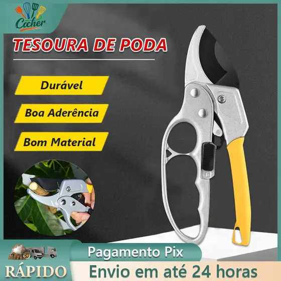 Tesoura De Poda Galhos Com Multiplicador De Força Aço Carbono