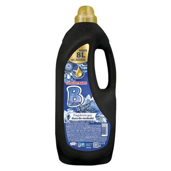 Amaciante Roupas Concentrado Perfumad Blue Barbarex 2 litros