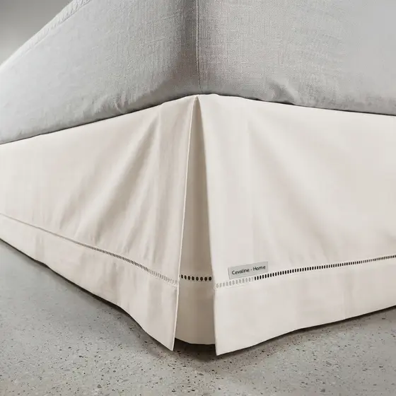 Saia Box Para Cama Ponto Palito Toque Super Macio Confortável Resistente Prática Elegante Moderna