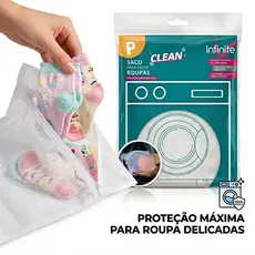 Kit 3 Sacos Lavagem Roupa Delicada Anti-deformação