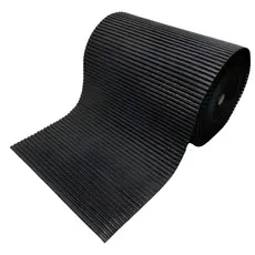 Tapete Passadeira Antiderrapante Emborrachado Preto Banheiro/Cozinha/Lavanderia/Sala