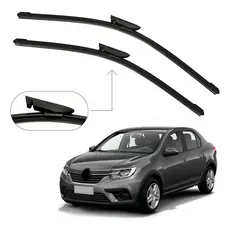 Par Palheta Limpador Parabrisa Renault Logan 2014 15 À 2021 Paleta Limpador Para-brisa Logan