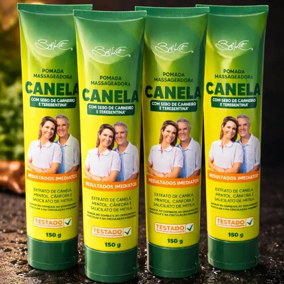 Pomada Canela de Velho Massageadora 150 Gramas Alívio Rápido