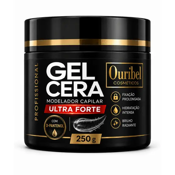 Gel Cera Capilar Ultra Forte Ouribel 250g