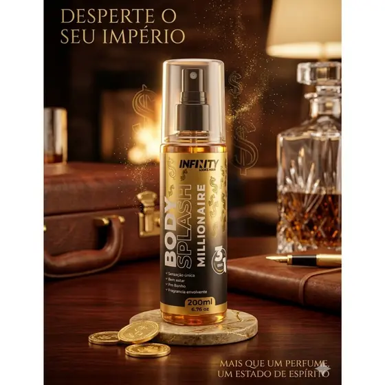 Body Splash Infinity 200ml - Pós Banho Perfume Corporal