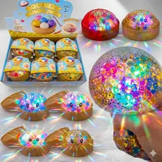 Squishy Brinquedo Com Luz dumpling Surpresa Brinquedo Sensorial Tamanho Grande GLITTER misteriosa
