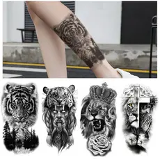 Tatuagem Temporária -Design Realista À Prova D'água,adequado para homens, mulheres, braços, praia, tatuagens falsas u