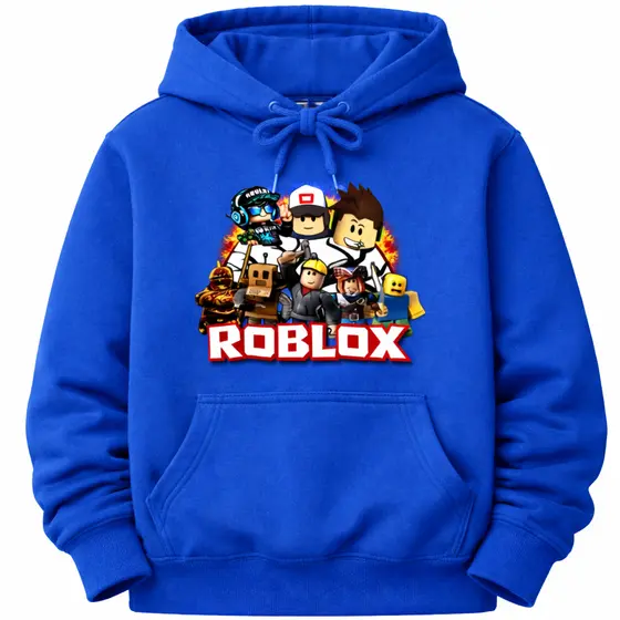 Moletom Infantil Estilo Roblox Gamer Battle Royale Blusa Canguru Com Capuz