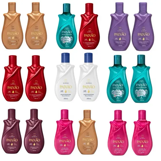 Kit Hidratante Paixão 2 unidades 200ml